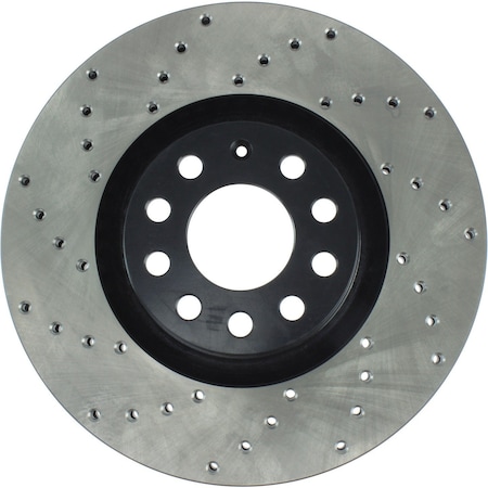 Centric Parts Sport Cross Drilled Brake Rotor, 128.33096R 128.33096R